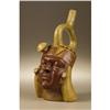 Image 1 : Moche Stirrup Spout Ceramic Portrait Vessel 