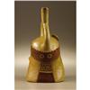 Image 2 : Moche Stirrup Spout Ceramic Portrait Vessel 