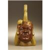 Image 4 : Moche Stirrup Spout Ceramic Portrait Vessel 