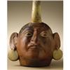 Image 3 : Moche Stirrup Spout Portrait Vessel 