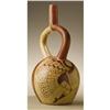 Image 4 : Moche Stirrup Spout Vessel with Eagle Warrior 