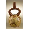 Image 4 : Moche Stirrup Spout Vessel with Warriors/Prison 