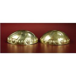 Moche Pair of Ceremonial Gold Vessels 
