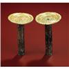 Image 4 : Sicán Pair of Gold and Silver Earspools 