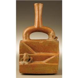 Sicán Stirrup Spout Architectural Vessel 
