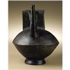 Image 2 : Chimú blackware Single Spout Strap Handle Vessel 