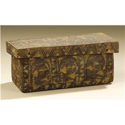 Chimú Rectangular Covered Treasure Box 