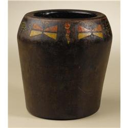 Inca/Colonial Qero with Inward-curving Rim 