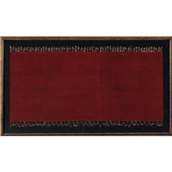 Nasca Mantle with Knitted Hummingbird Borders 