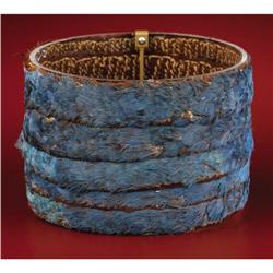 Nasca Feather-covered Band for Ceremonial Attire 