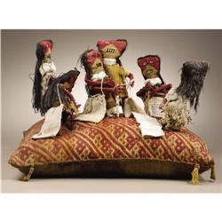 Chancay Group of Six Standing Figures 