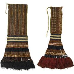 Peru Two Coca Bags with Extensive Fringe 