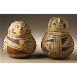 Two Casas Grandes Polychrome Effigy Jars 