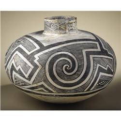 Tularosa Black-on-White Ceramic Jar 