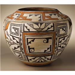 Acoma Polychrome Pottery Jar 
