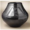 Image 1 : San Ildefonso Blackware Pottery Jar 