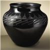 Image 1 : San Ildefonso Blackware Pottery Jar 