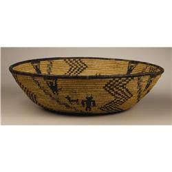 Apache Coiled Pictorial Bowl 