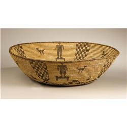 Apache Coiled Pictorial Bowl 