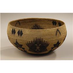 Miwok-Paiute Coiled Basket 