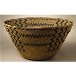 Yokuts Coiled Pictorial Basket 