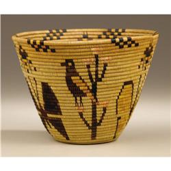 Panamint Polychrome Pictorial Basket 