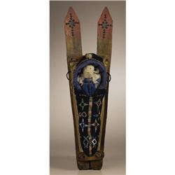 Kiowa Toy Cradleboard made by "Geronimo's" daugh 