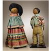 Image 1 : Pair of large Seminole Dolls 