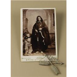 United States Scout Pin and Cabinet Card Photogr 