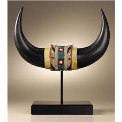 Sioux Buffalo Horn Ornament 