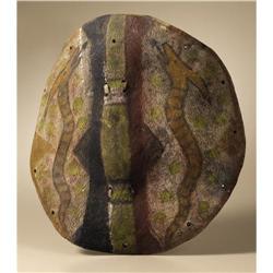 Pueblo Buffalo Rawhide War Shield 