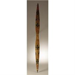 Modoc Wood Bow painted with Maltese crosses 