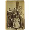 Image 1 : Carte de Visite - Ute Indians with Arapaho scalp 