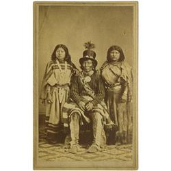 Carte de Visite-SP of Ute Chief Curecanti 