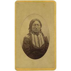 Carte de Visite - Portrait of Toncon, a Kiowa ch 