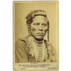 Cabinet Card - SP of Curley, a Crow Indian scout 