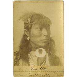 Cabinet Card - SP of Paul Elk (Sioux) 