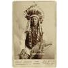 Image 1 : Cabinet Card - SP of Chief Last Horse holding a 