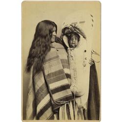 Cabinet Card - SP of Chief Wooly Head's wife and 
