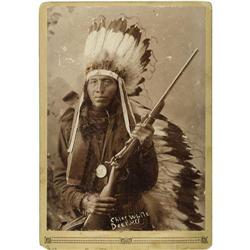 Cabinet Card - SP of Sioux "Chief White Deer" 