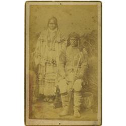 Boudoir Card - Studio portrait of Apache man and 