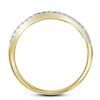 Image 3 : 1 CTW Diamond EGL Round Bridal Wedding Engagement Ring 14kt Yellow Gold - REF-101F9M