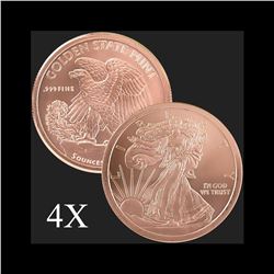 5 oz Walking Liberty .999 Fine Copper Round