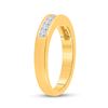 Image 3 : 1/2 CTW Princess Diamond Wedding Ring 14kt Yellow Gold - REF-41N9Y