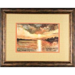 Landscape, Giclee print, ?The Sunset?, Painted #1026232