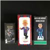 Image 1 : COLLECTIBLE BOBBLE-HEAD LOT (DON CHERRY/ BO HORVAT/ MATT BEERS)