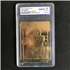 Image 1 : 2000 23KT GOLD DAN MARINO All-Time Passing Leader (10 GEM MINT)