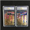 Image 1 : 2002 23KT GOLD COLLECTIBLES AMERICA'S HEROES WORLD TRADE CENTER 911 (10 GEM MINT)