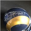 Image 2 : ERIC DICKERSON SIGNED RAMS MINI HELMET (PSA COA)