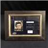 Image 1 : CUSTOM JAMES DEAN DNA ( HAIR STRANDS) IN FRAME WITH HALO ( 5 X 7)